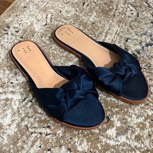 Womens Faux Silk Sandal from Target - size 8.5